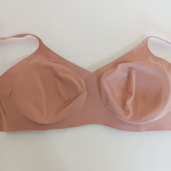 Knix Women's Pink Ginger Padded V-Neck Evolution Bra Size 5 38C 38D 40C - Picture 6 of 10